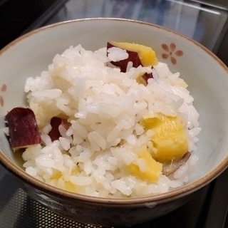 簡単❦柔らかめでも飯粒のつぶれない、さつま芋ご飯❦